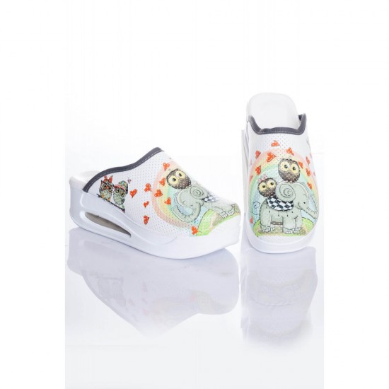 Air Max Fil Baykuş Desenli Ortopedik Sabo Terlik