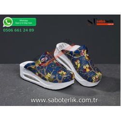 Air Max Baykuş Desenli Ortopedik Sabo Terlik