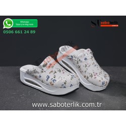 Air Max Çiçekli Ortopedik  Sabo Terlik     Air Max Çiçekli Ortopedik  Sabo Terlik