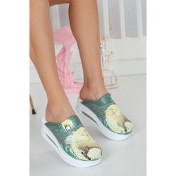 Air Max Ceylan Desenli Ortopedik Sabo Terlik