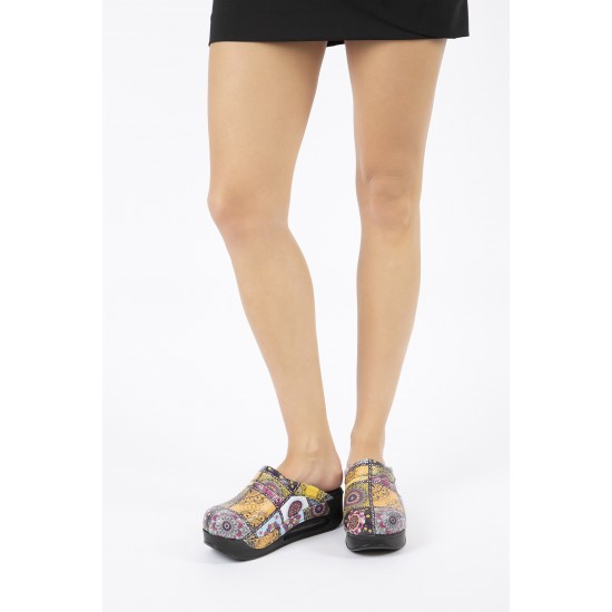 Air Max Etnik Desenli Ortopedik Sabo Terlik