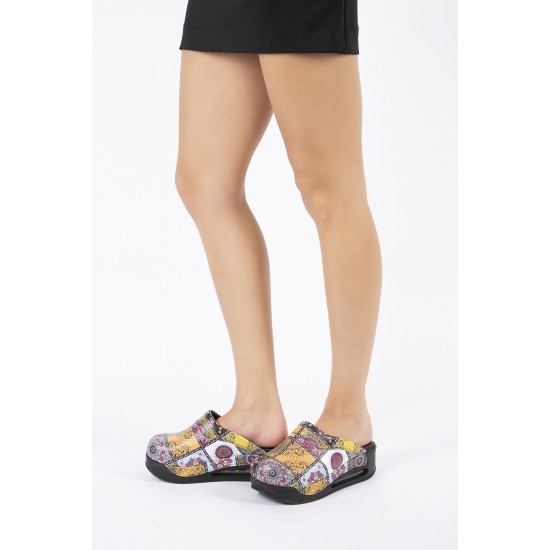 Air Max Etnik Desenli Ortopedik Sabo Terlik