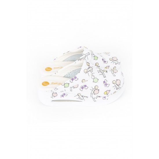 Air Max Fizyoterapist Desenli Ortopedik Sabo Terlik