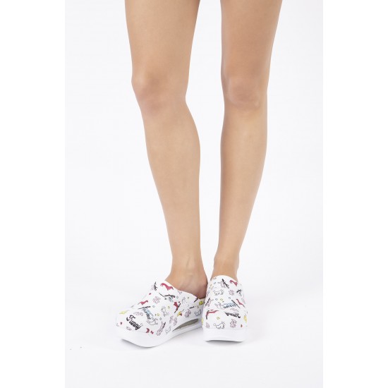 Air Max Funny Desenli Ortopedik Sabo Terlik