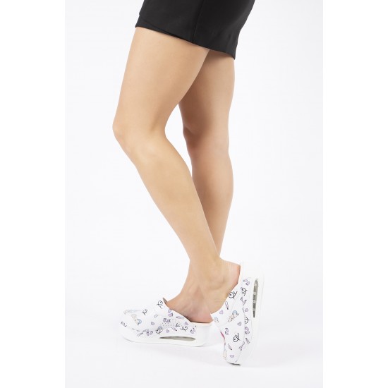 Air Max Hemşire Yeni Doğan Temali Ortopedik Sabo Terlik