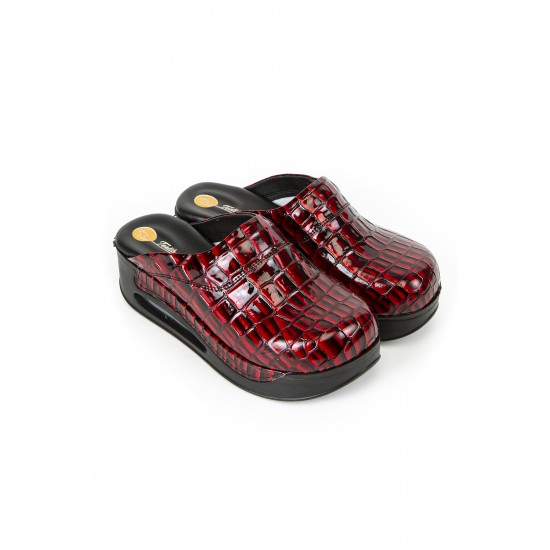 Air Max Kırmızı Dolgu Desenli Ortopedik Sabo Terlik Air Max Kırmızı Dolgu Desenli Ortopedik Sabo Terlik