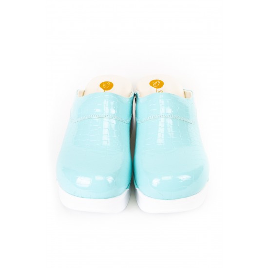 Air Max Turkuaz Dokulu Ortopedik Sabo Terlik