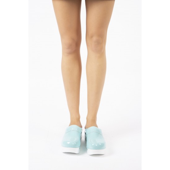 Air Max Turkuaz Dokulu Ortopedik Sabo Terlik