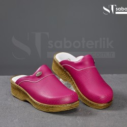 Ortopedik Fuşya Brown Taban Sabo Terlik  