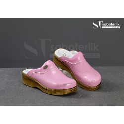 Ortopedik Pembe Brown Taban Sabo Terlik  