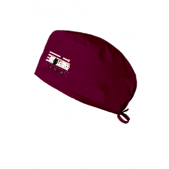 Kediler Baskılı Doktor Hemşire Bonesi Diş Hekimi Bonesi Şef Aşcı Bonesi Chef Bandanası Cerrahi Bone