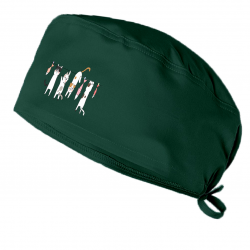 Kedi ve Balık Baskılı Doktor Hemşire Bonesi Diş Hekimi Bonesi Şef Aşcı Bonesi Cerrahi Bone Chef Bandanası