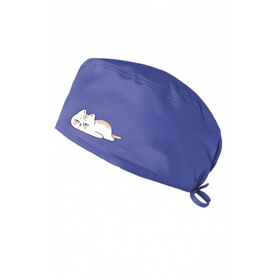 Üşengeç Kedi Baskılı Doktor Hemşire Bonesi Diş Hekimi Bonesi Şef Aşcı Bonesi Cerrahi Bone Chef Bandanası