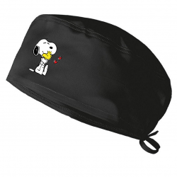 Snoppy Kuş Baskılı Doktor Hemşire Bonesi Diş Hekimi Bonesi Şef Aşçı Bonesi Cerrahi Bone Chef Bandanası