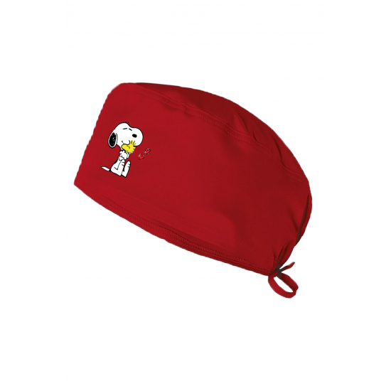 Snoppy Kuş Baskılı Doktor Hemşire Bonesi Diş Hekimi Bonesi Şef Aşçı Bonesi Cerrahi Bone Chef Bandanası