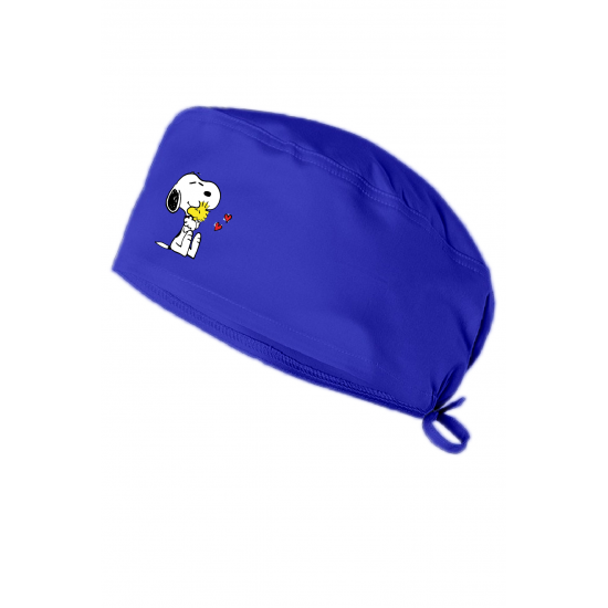 Snoppy Kuş Baskılı Doktor Hemşire Bonesi Diş Hekimi Bonesi Şef Aşçı Bonesi Cerrahi Bone Chef Bandanası