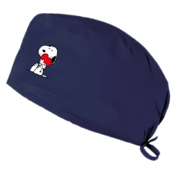 Snoppy Kalp Baskılı Doktor Hemşire Bonesi Diş Hekimi Bonesi Şef Aşçı Bonesi Cerrahi Bone Chef Bandanası