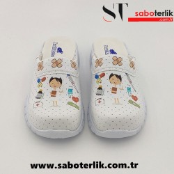 Cushy Ortopedik Hemşire Temalı Sabo Terlik   Cushy Ortopedik Hemşire Temalı Sabo Terlik