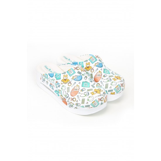 Air Max Yeni Doğan Desenli Ortopedik Sabo Terlik