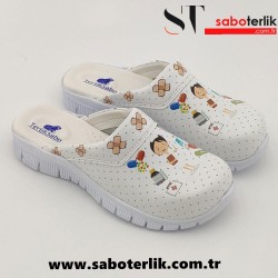 Cushy Ortopedik Hemşire Temalı Sabo Terlik   Cushy Ortopedik Hemşire Temalı Sabo Terlik