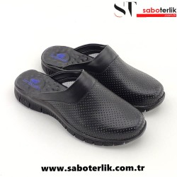 Cushy Ortopedik Siyah Sabo Terlik   Cushy Ortopedik Siyah Sabo Terlik
