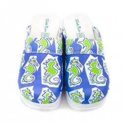 Air Max Deniz Atı Desenli Ortopedik Sabo Terlik