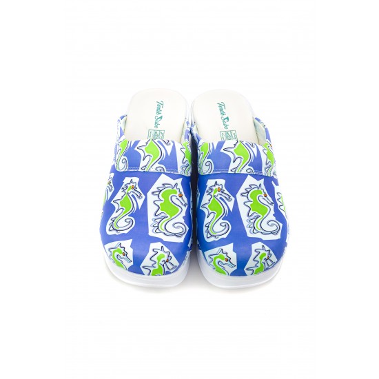 Air Max Deniz Atı Desenli Ortopedik Sabo Terlik