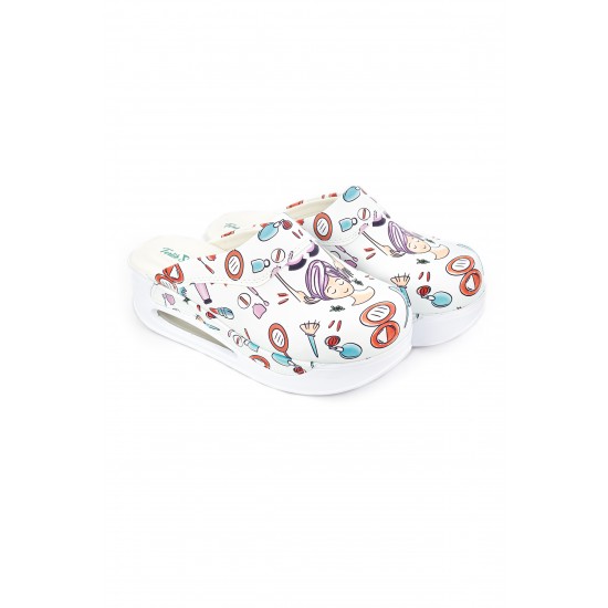 Air Max Güzellik Uzmanı Temalı Bantlı Ortopedik Sabo Terlik