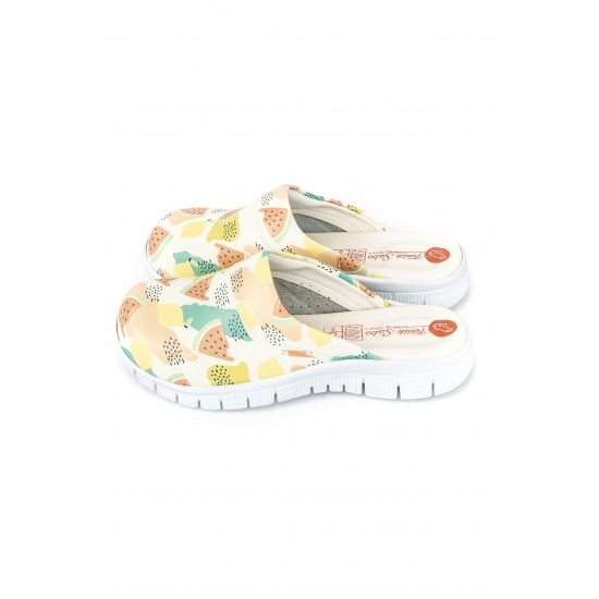 Cushy Ortopedik Karpuz Desenli Sabo Terlik