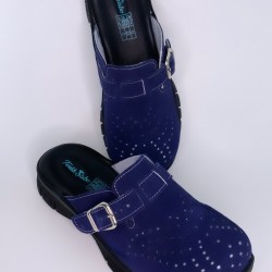 Cushy Ortopedik Kelebek Vurgulu Lacivert Sabo Terlik