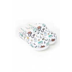 Air Max Beyaz Hastane Temalı Ortopedik Sabo Terlik