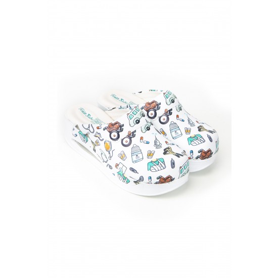 Air Max Beyaz Hastane Temalı Ortopedik Sabo Terlik Air Max Beyaz Hastane Temalı Ortopedik Sabo Terlik