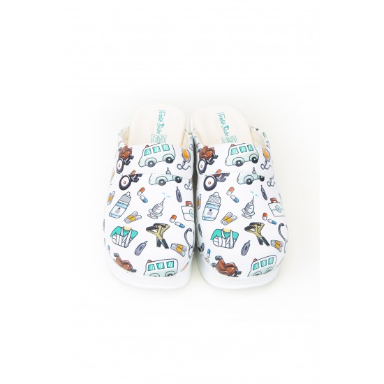 Air Max Beyaz Hastane Temalı Ortopedik Sabo Terlik Air Max Beyaz Hastane Temalı Ortopedik Sabo Terlik