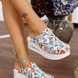 Sağlık desenli tam ortopedik airmax sabo terlik