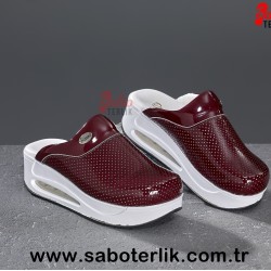 Air Max Bordo Ortopedik Bayan Sabo Terlik