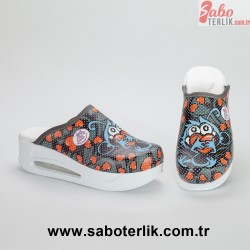 Air Max Desenli Siyah Ortopedik Sabo Terlik