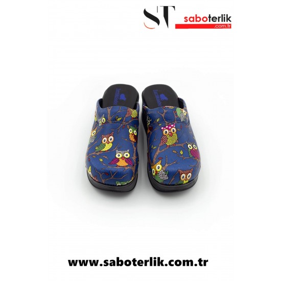 Air Max Lacivert Siyah Taban Ortopedik Sabo Terlik