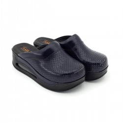 Lacivert Air Max  Siyah Taban Ortopedik Sabo Terlik