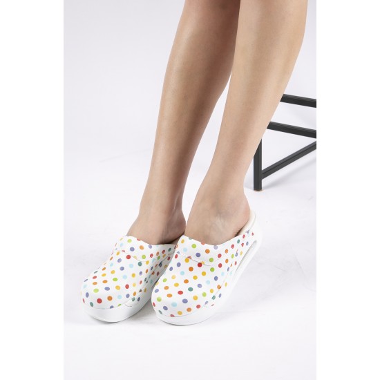 Air Max Puantiye Desenli Ortopedik Sabo Terlik