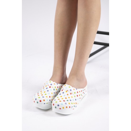 Air Max Puantiye Desenli Ortopedik Sabo Terlik