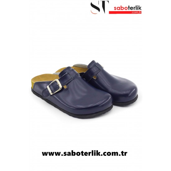 Mantar Taban Lacivert Ortopedik Sabo Terlik