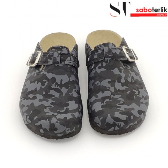 Mantar Taban Kamuflaj Ortopedik Sabo Terlik