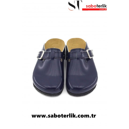 Mantar Taban Lacivert Ortopedik Sabo Terlik