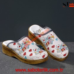 Ortopedik Kalpli Brown Bayan Sabo Terlik  