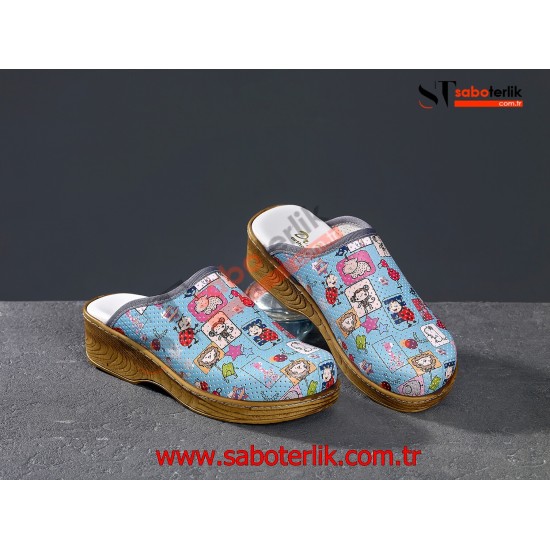 Ortopedik Sevimli Hayvanlar Brown Bayan Sabo Terlik