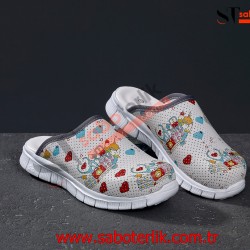 Cushy Ortopedik Hastane Temalı Sabo Terlik  Cushy Ortopedik Hastane Temalı Sabo Terlik