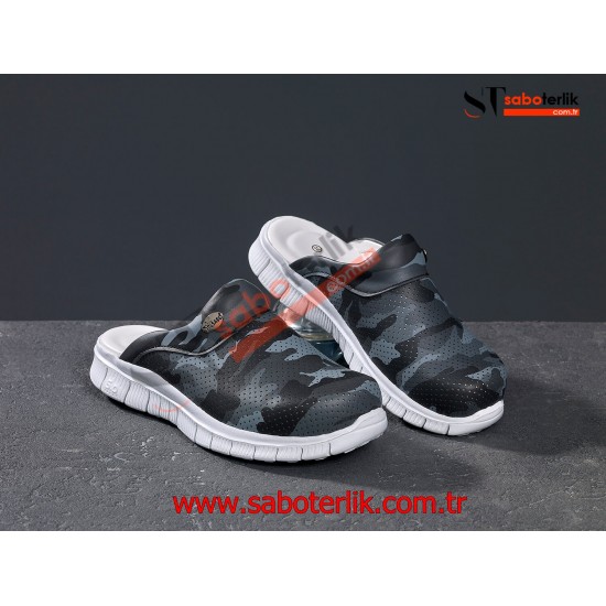 Cushy Ortopedik Kamuflaj Sabo Terlik