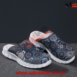 Cushy Ortopedik Otantik Desenli Sabo Terlik  