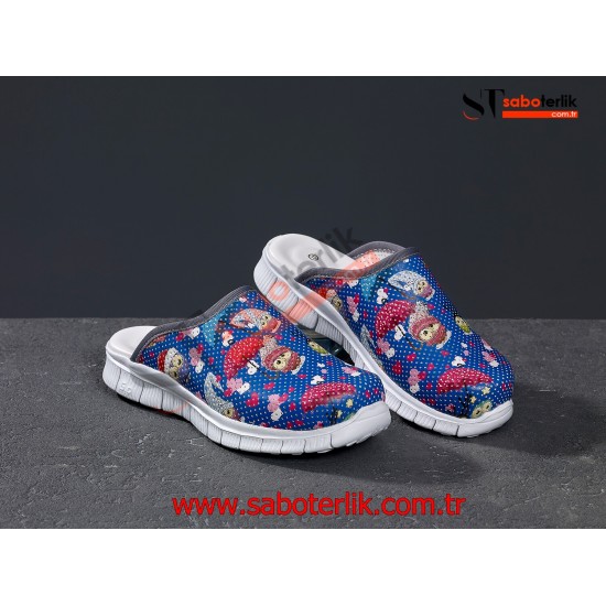 Cushy Ortopedik Saks Baykuşlu Sabo Terlik Cushy Ortopedik Saks Baykuşlu Sabo Terlik