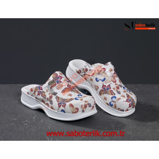 Klasik Kelebekli Ortopedik Bayan Sabo Terlik